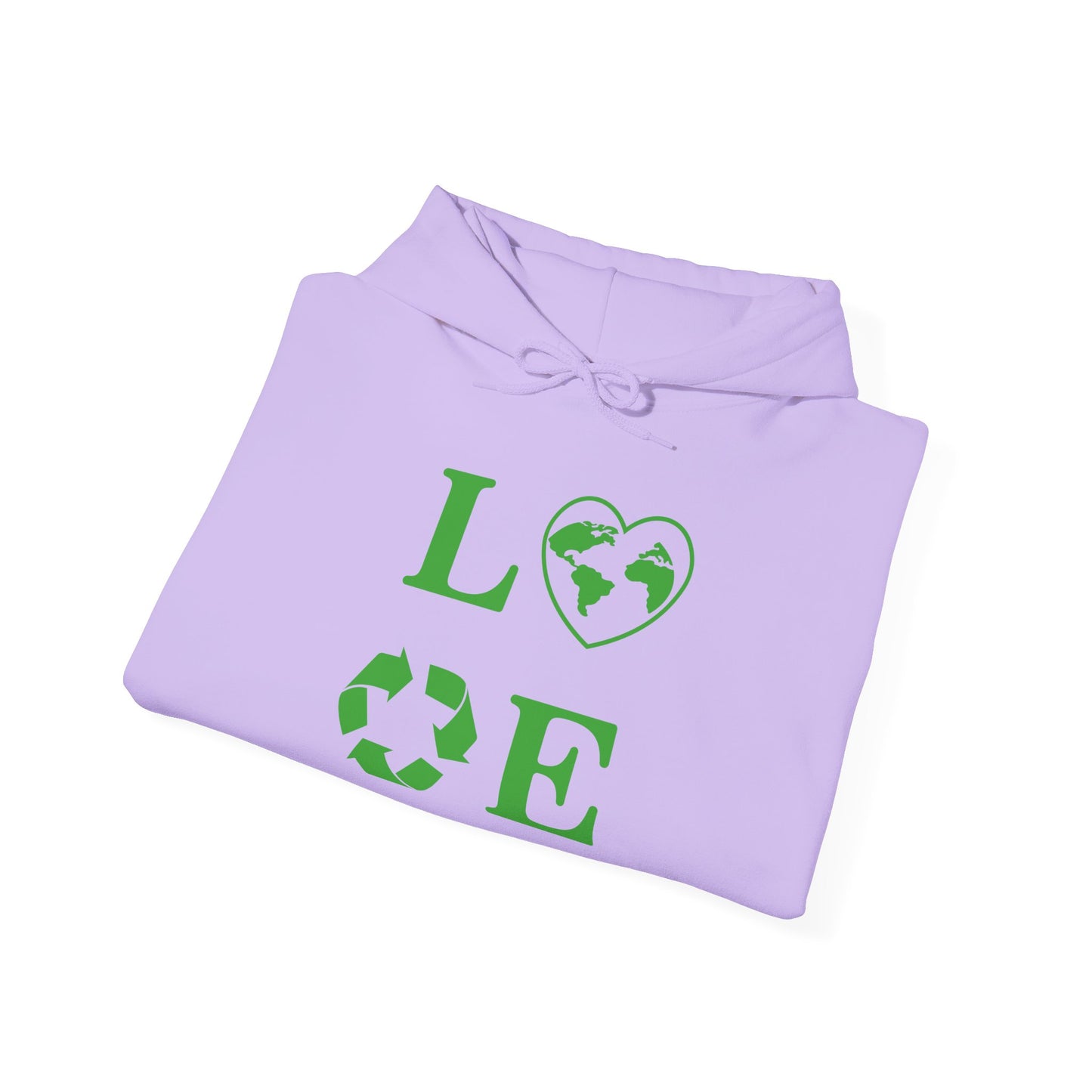 Love Heart Recycling Hoodie