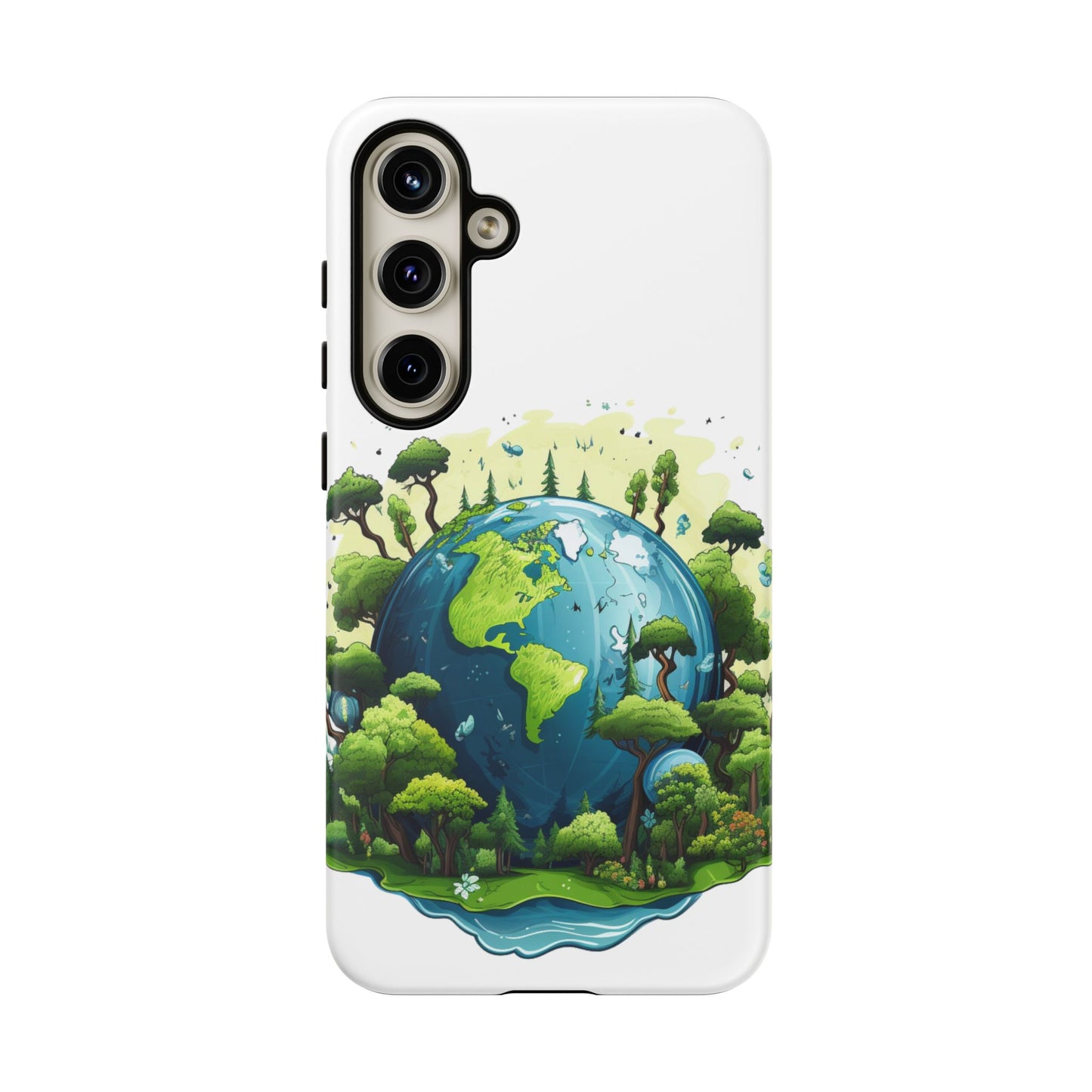 Eco-Friendly Phone Case with Earth Design