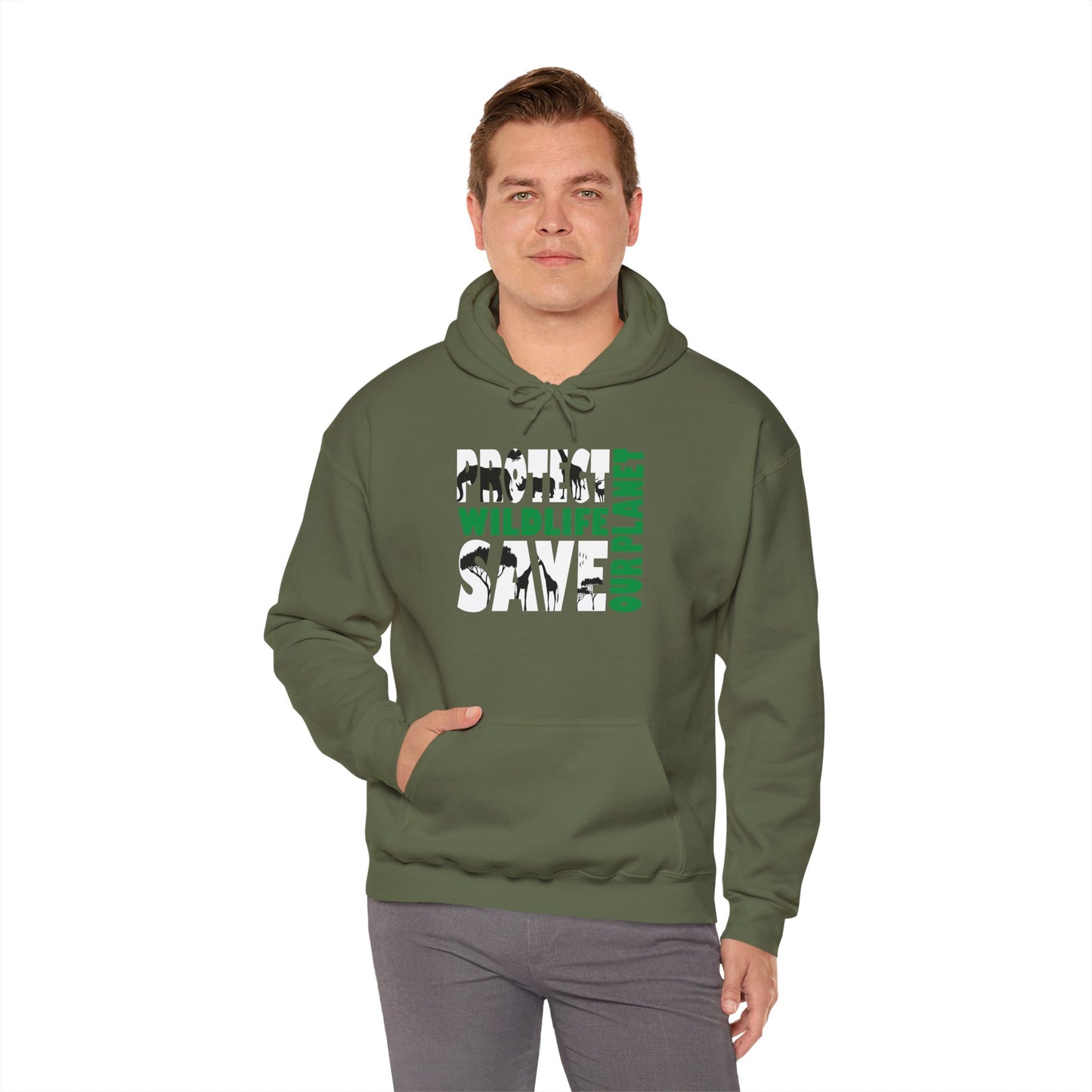 Wildlife Awareness Hooded Sweatshirt