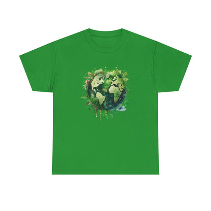 Eco-Friendly World Map T-Shirt - Unisex Tee