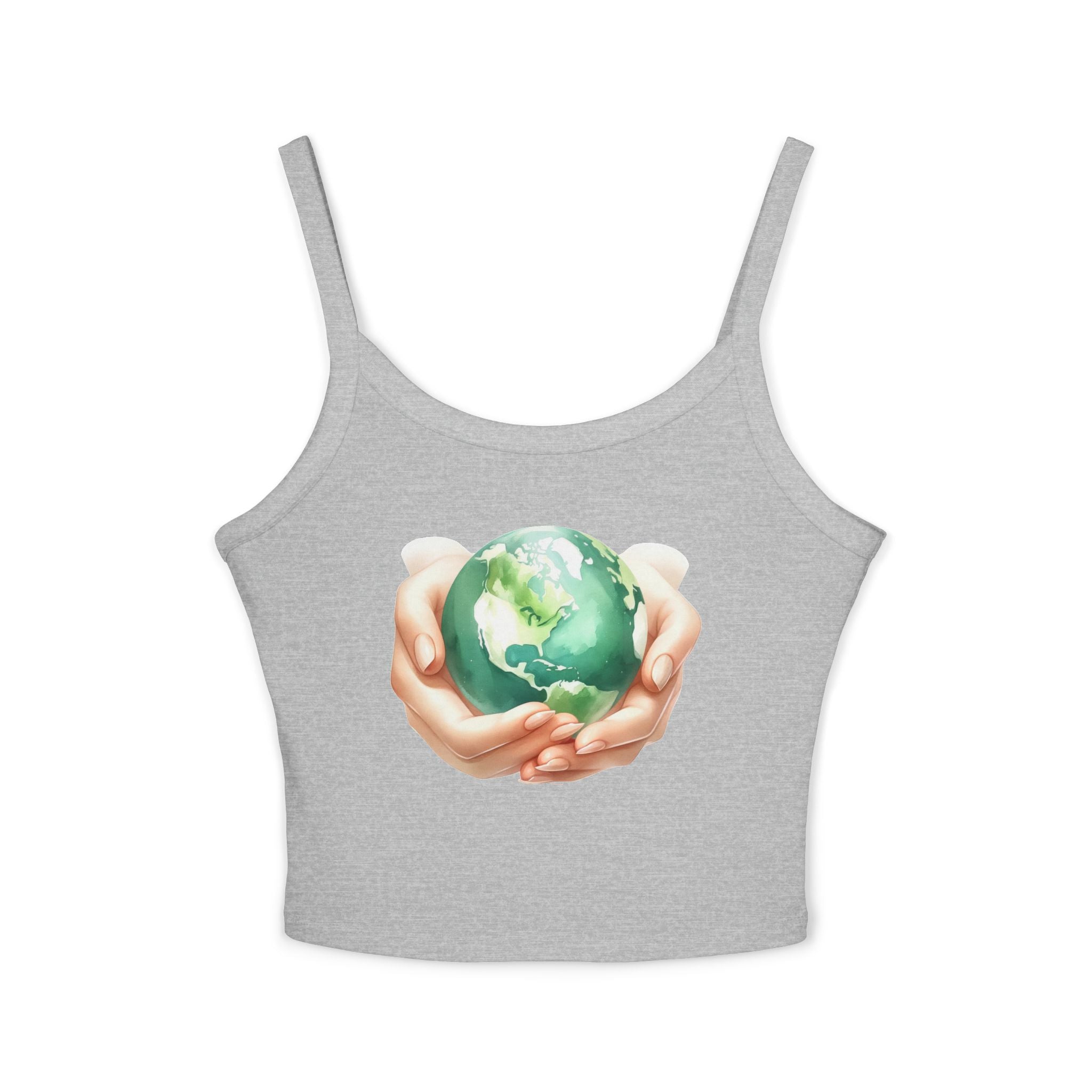 Earth Day Holding Hands Women Tank Top