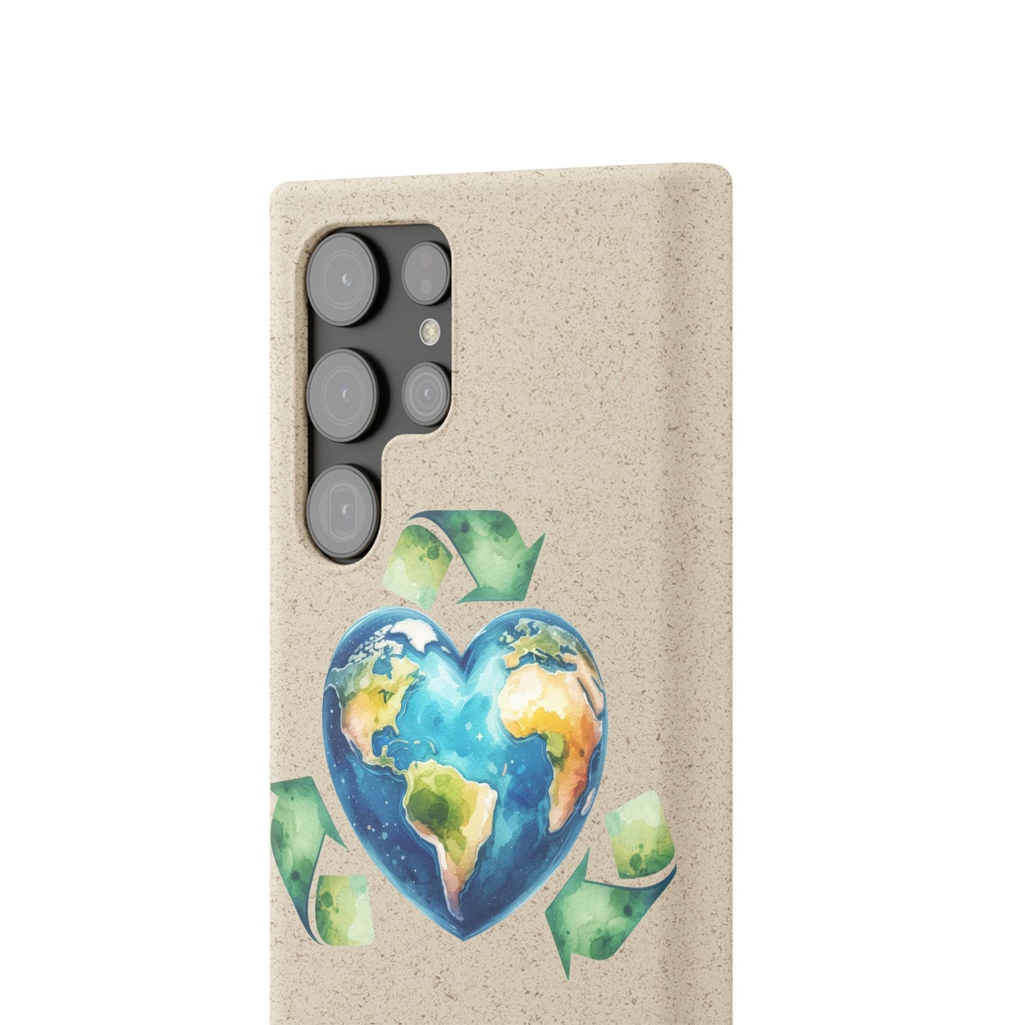 Cute Earth Design - Sustainable Living Biodegradable Phone Case