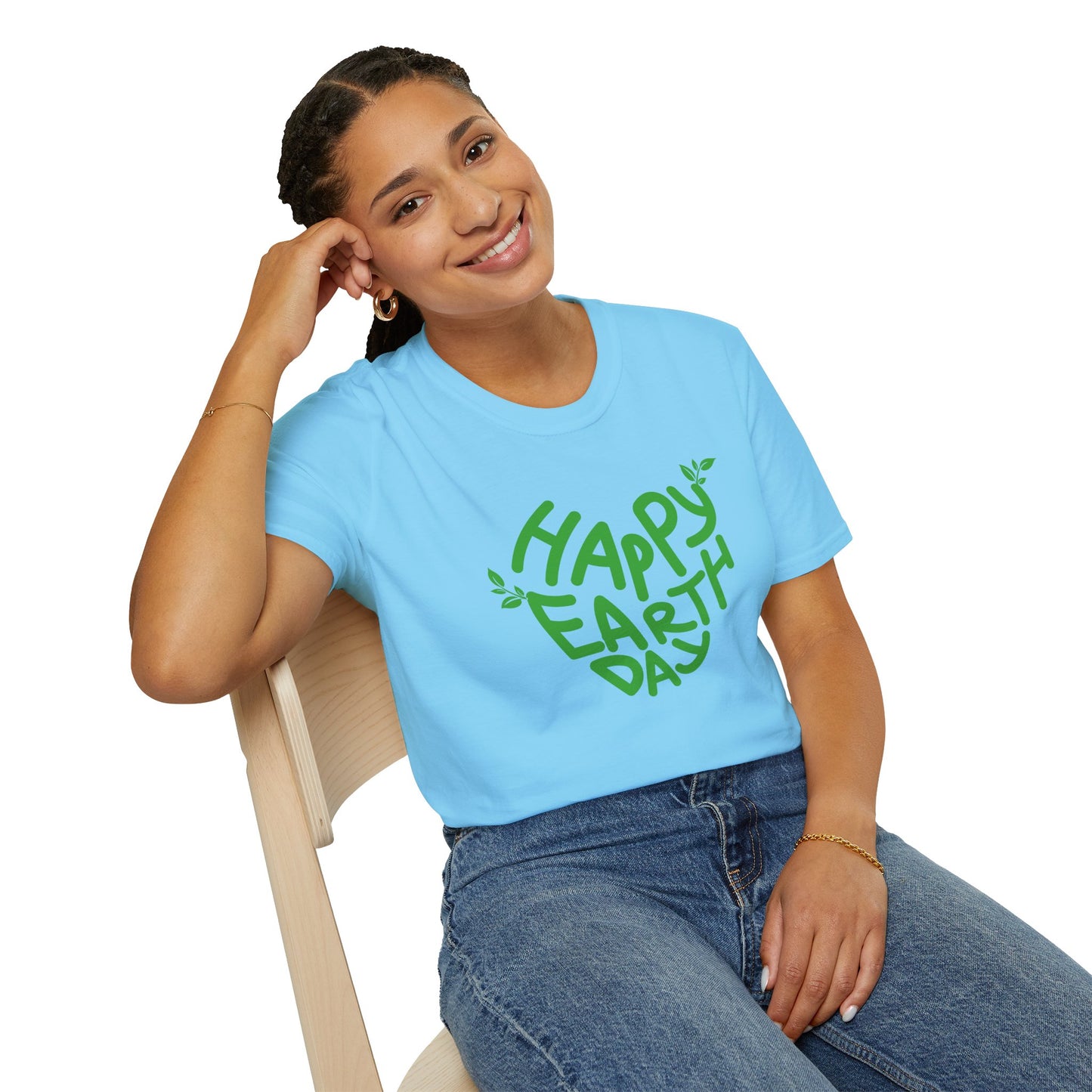 Happy Earth Day Unisex Softstyle T-Shirt - Eco-Friendly Apparel