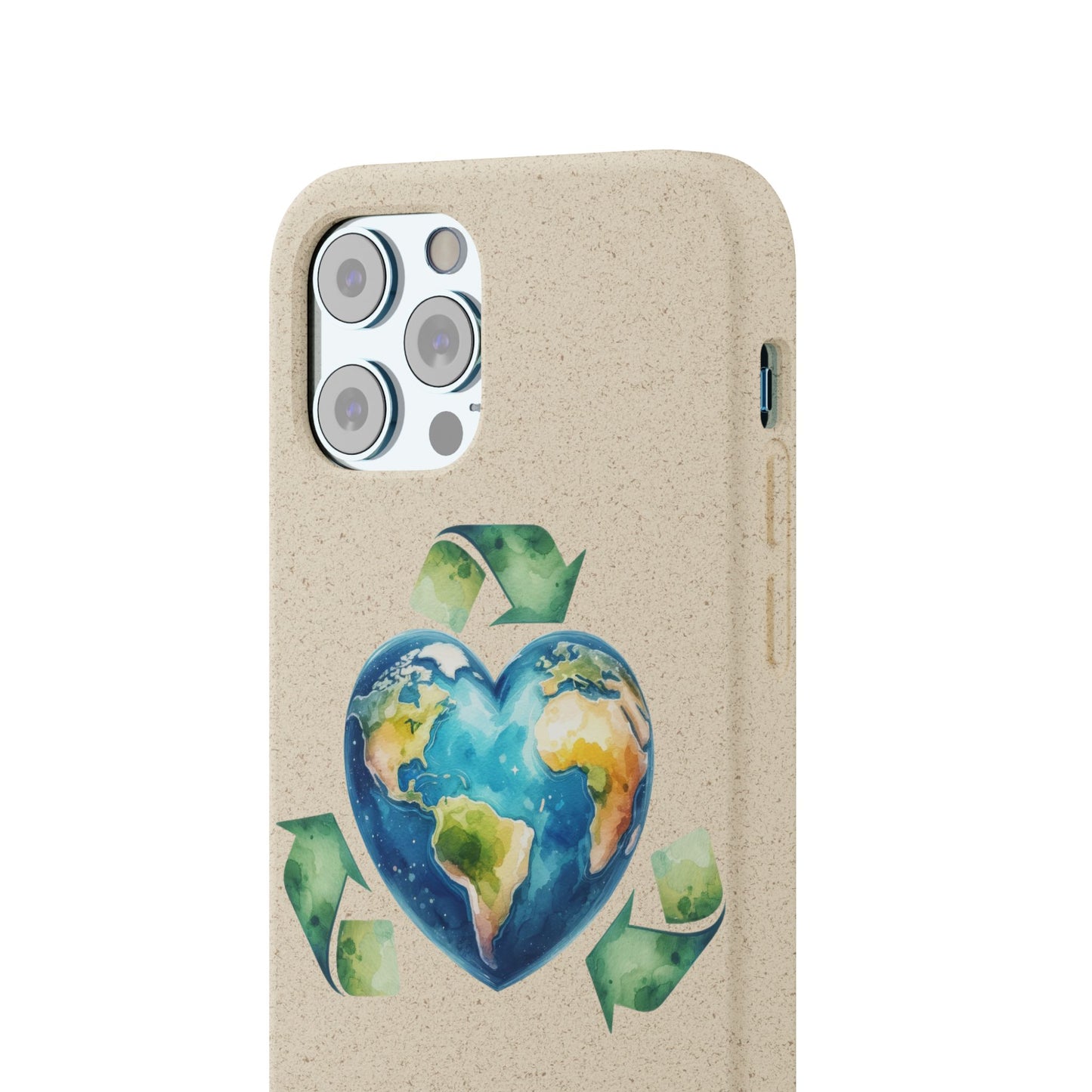 Cute Earth Design - Sustainable Living Biodegradable Phone Case