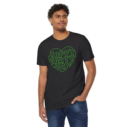 Happy Earth Day Unisex Recycled Organic T-Shirt - Eco-Friendly Apparel