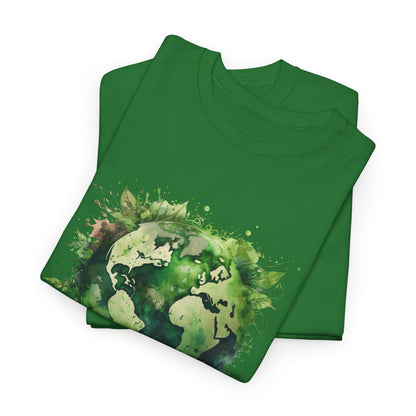 Eco-Friendly World Map T-Shirt - Unisex Tee