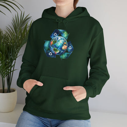 Recycle Symbol Eco Desogn Hoodie