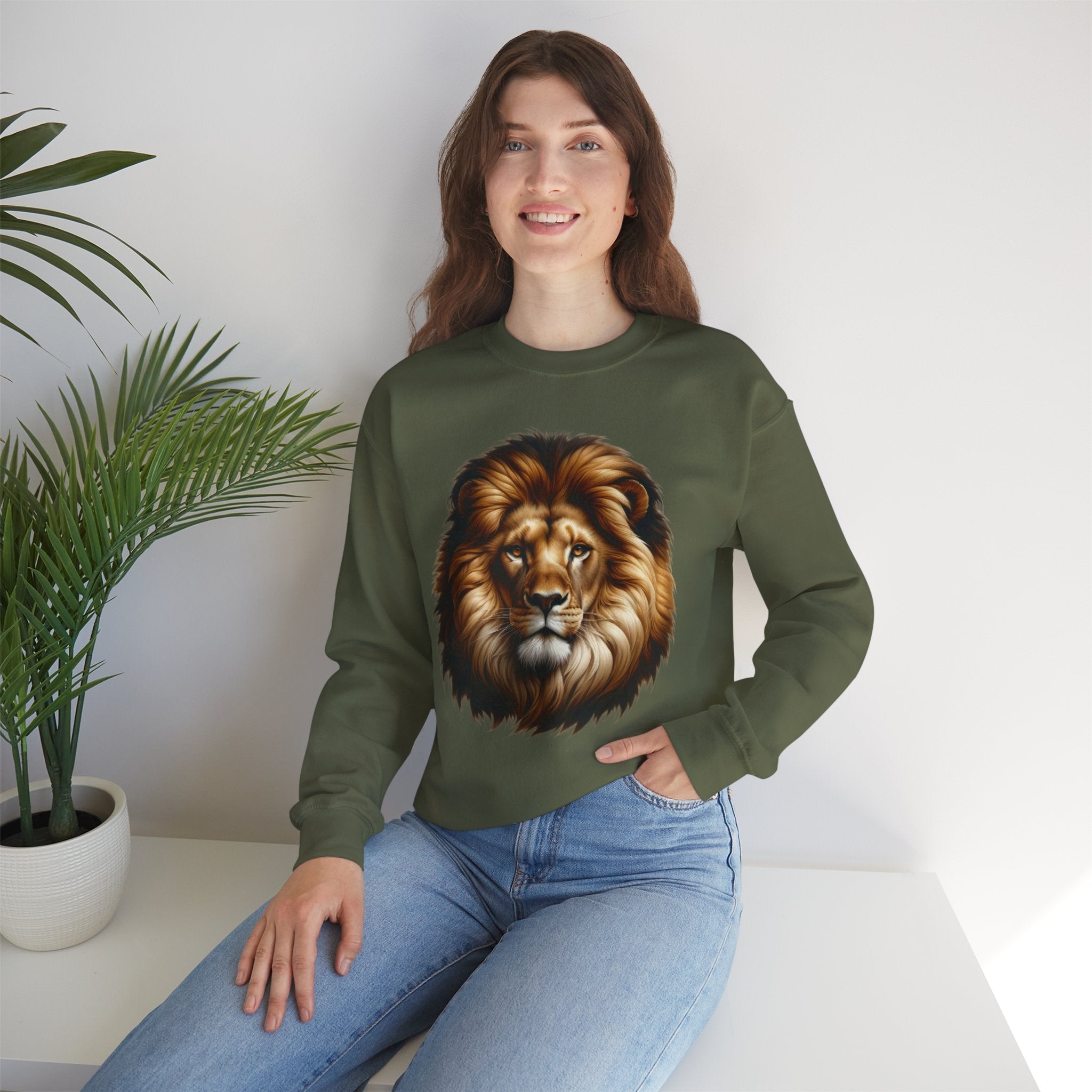 Lion Wildlife Lover Unisex Sweatshirt