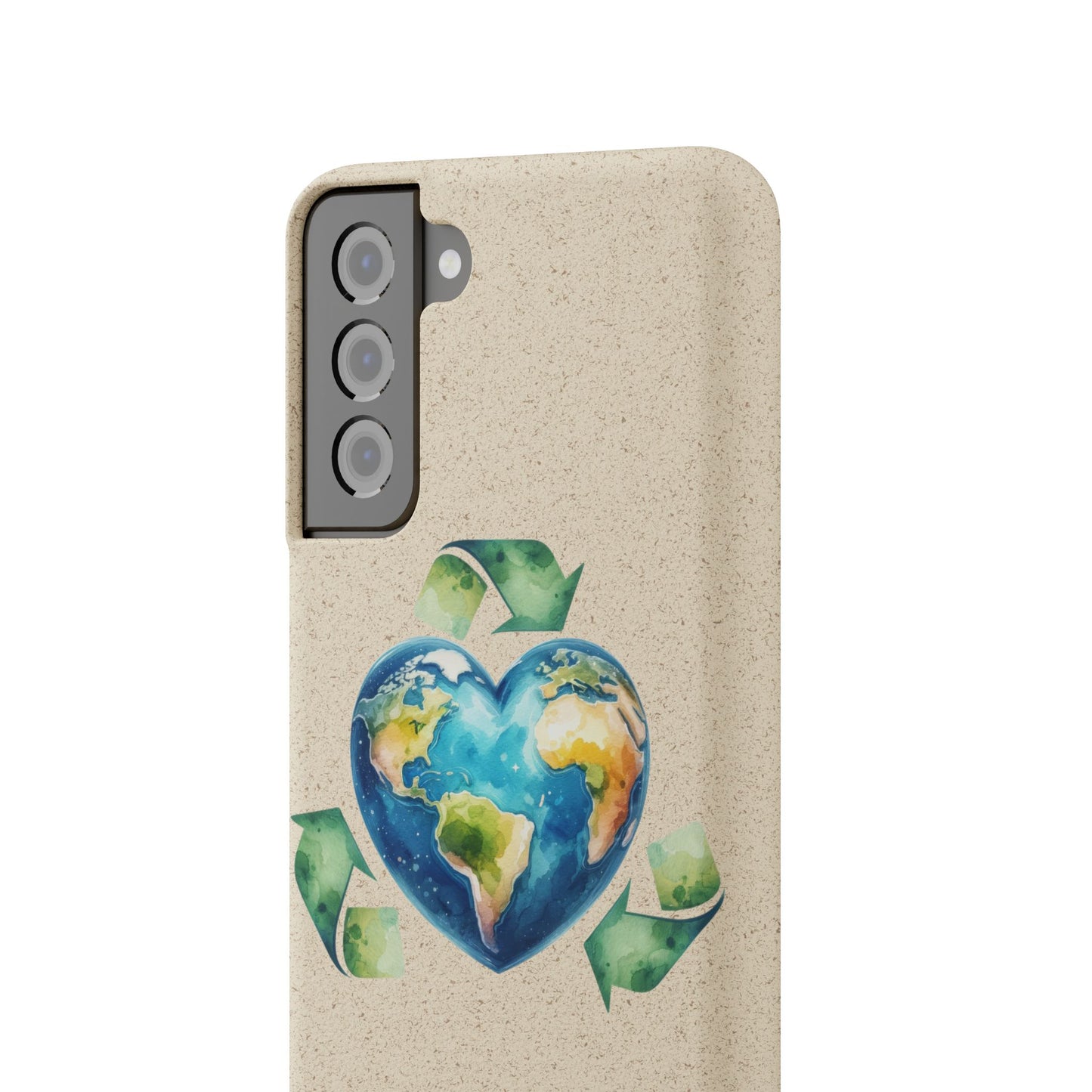 Cute Earth Design - Sustainable Living Biodegradable Phone Case