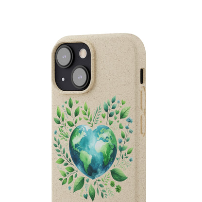 Cute Love Nature Phone case sustainable Biodegradable Phone Case