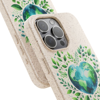 Cute Love Nature Phone case sustainable Biodegradable Phone Case