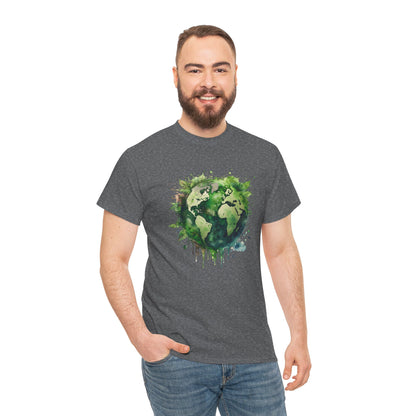 Eco-Friendly World Map T-Shirt - Unisex Tee