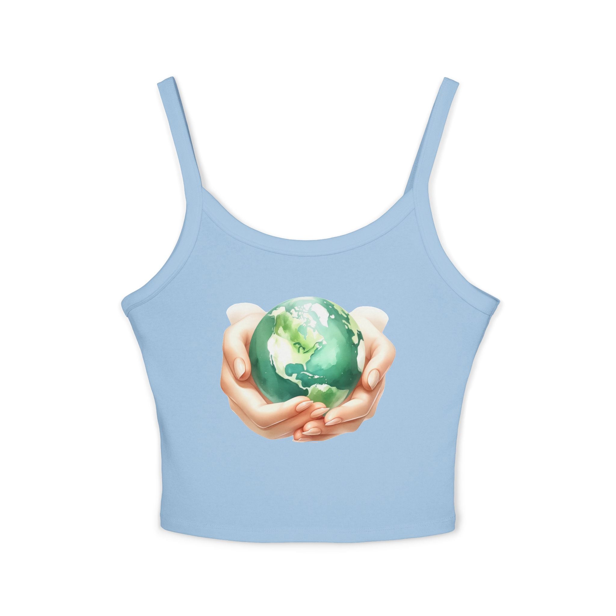 Earth Day Holding Hands Women Tank Top