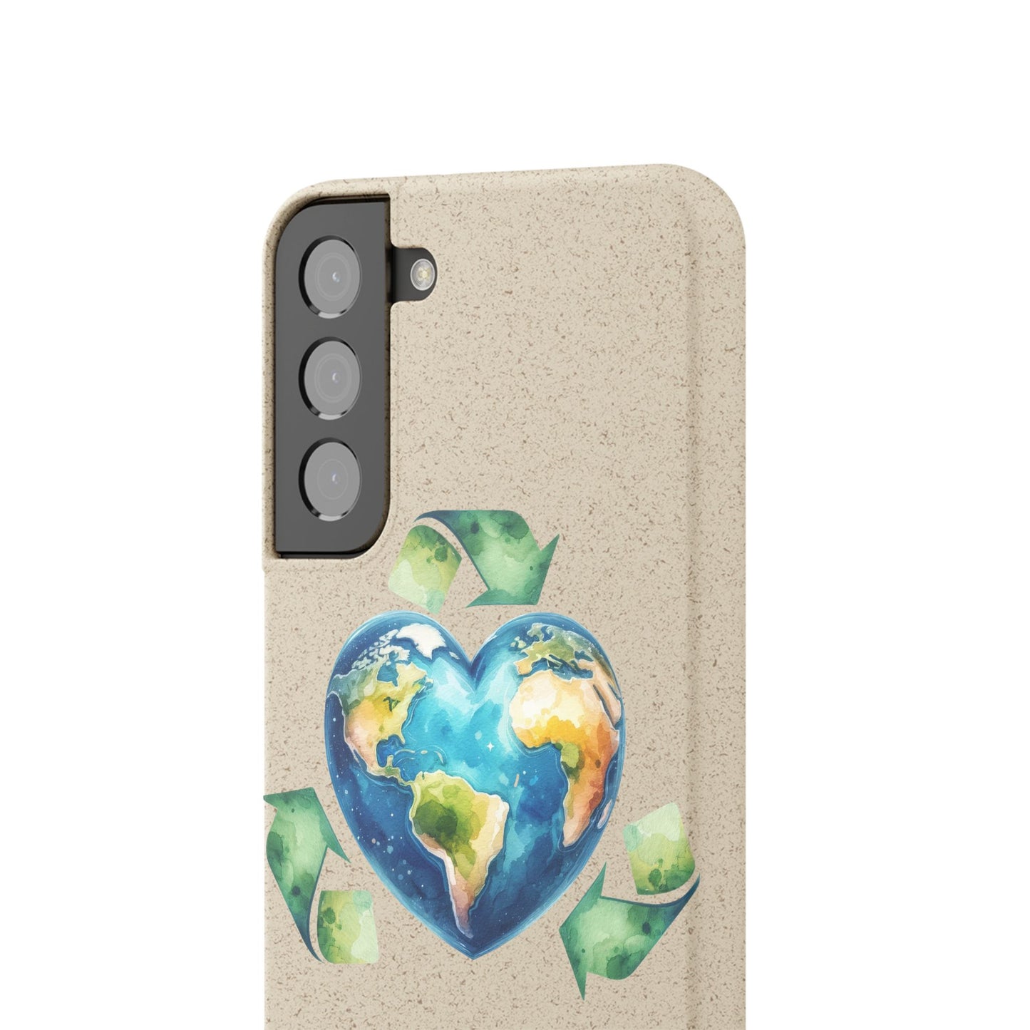 Cute Earth Design - Sustainable Living Biodegradable Phone Case