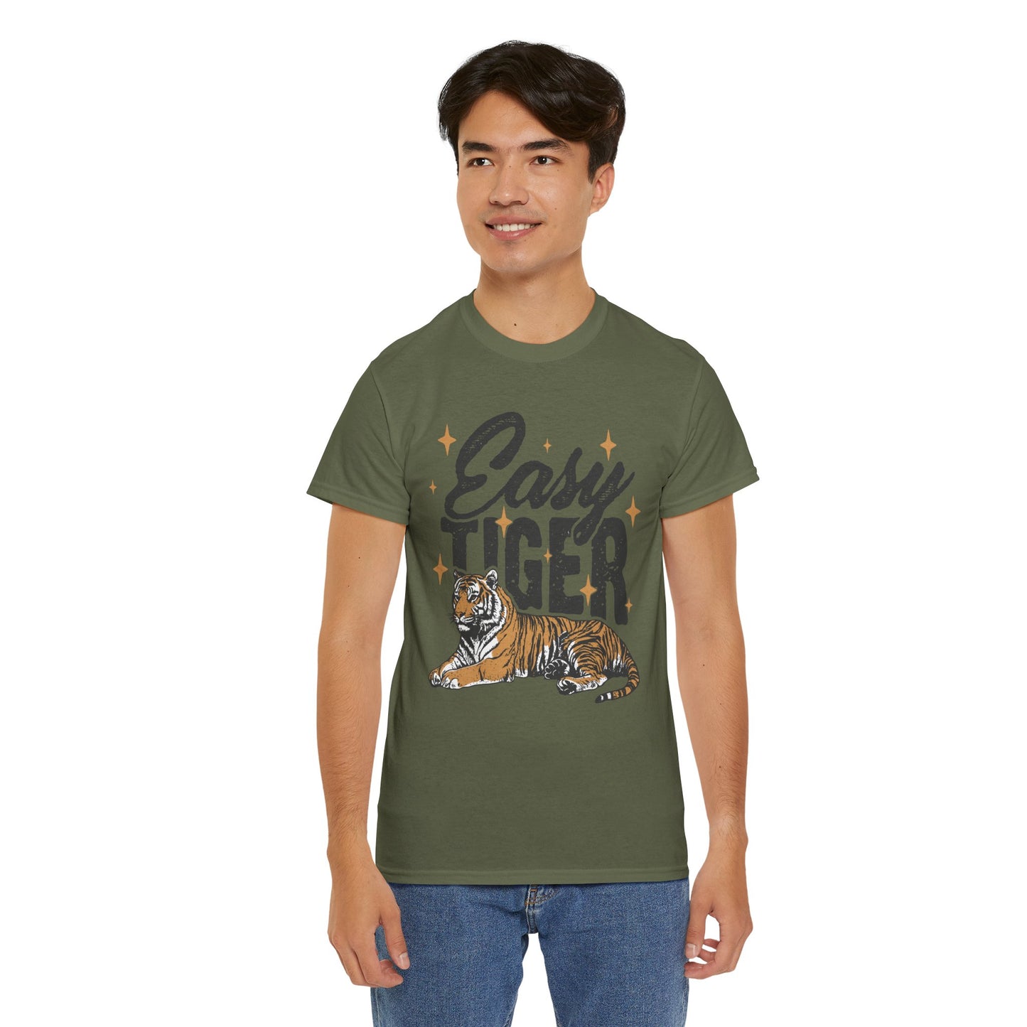 Easy Tiger Tee - Unisex Cotton T-Shirt