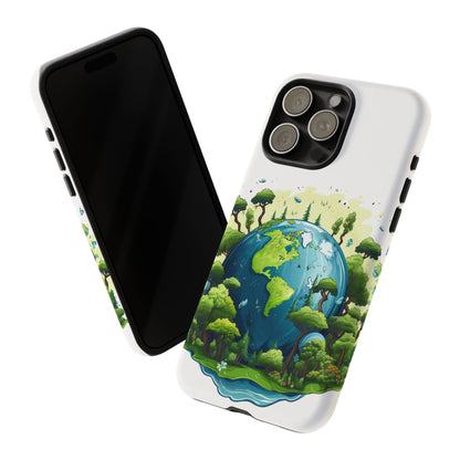 Eco-Friendly Phone Case with Earth Design