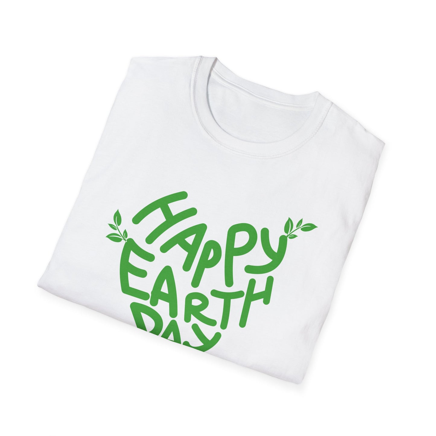 Happy Earth Day Unisex Softstyle T-Shirt - Eco-Friendly Apparel