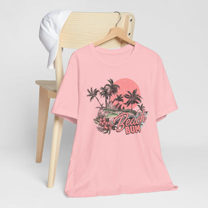 Beach Bum Unisex Short Sleeve Tee - Summer Vibes Shirt