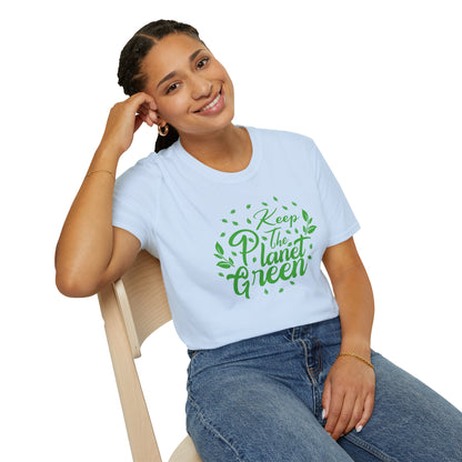 Eco-Friendly Unisex T-Shirt - Keep the Planet Green