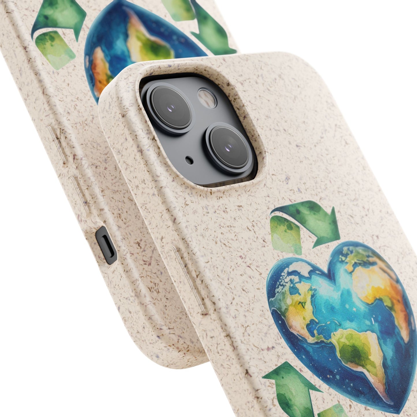 Cute Earth Design - Sustainable Living Biodegradable Phone Case