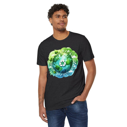 Eco-Friendly Unisex Organic T-Shirt | Recycle & Sustain Earth Design