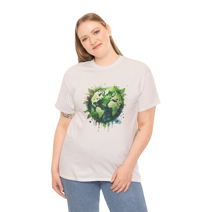 Eco-Friendly World Map T-Shirt - Unisex Tee