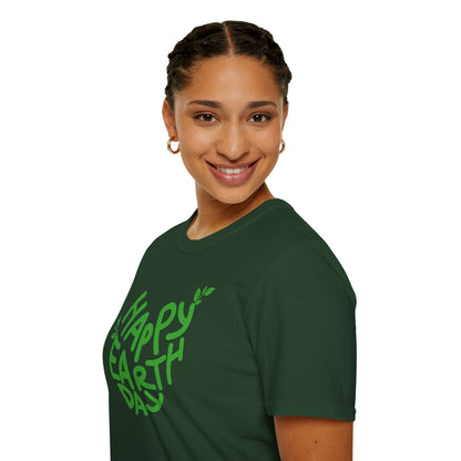 Happy Earth Day Unisex Softstyle T-Shirt - Eco-Friendly Apparel