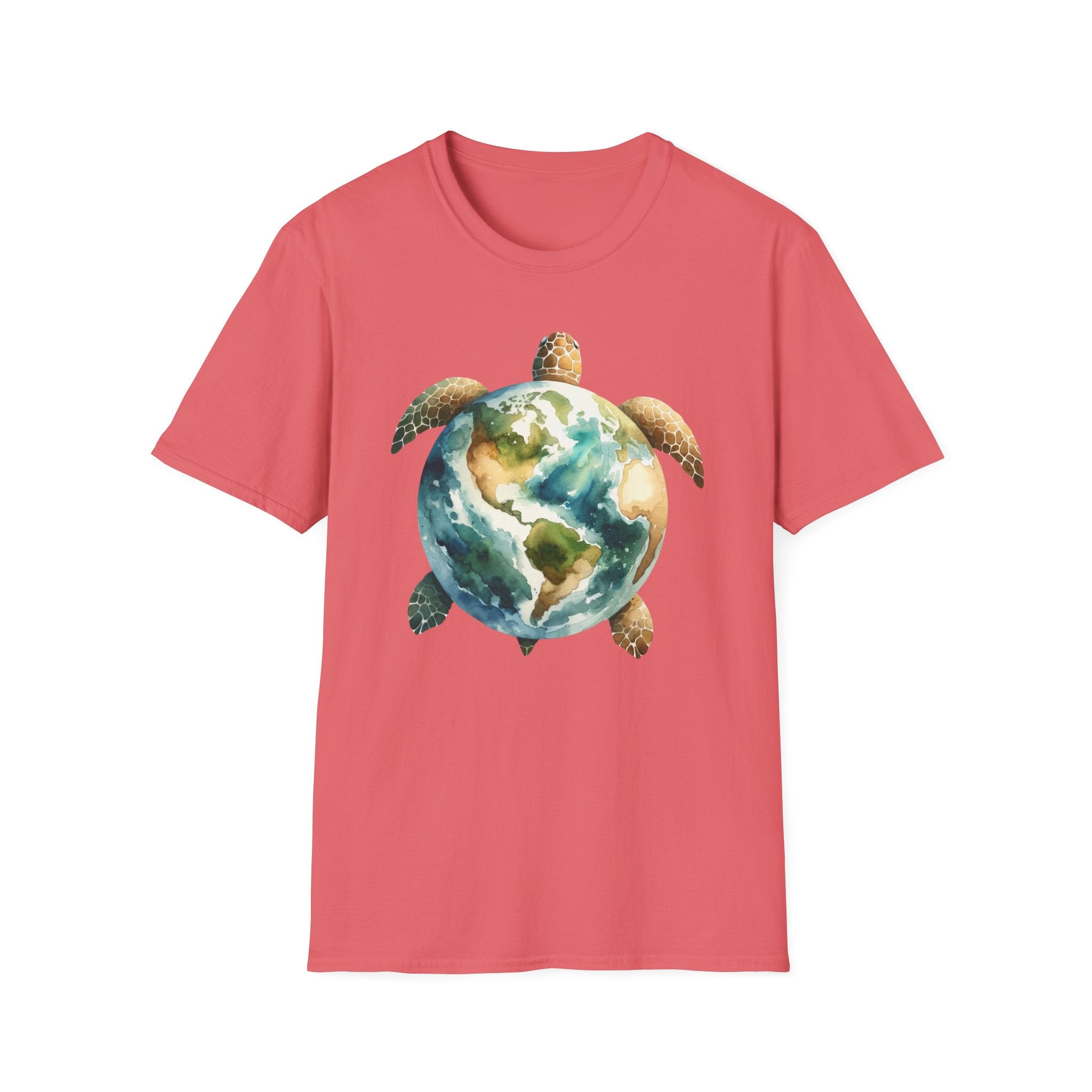 Eco-Friendly Turtle Graphic Unisex Softstyle T-Shirt