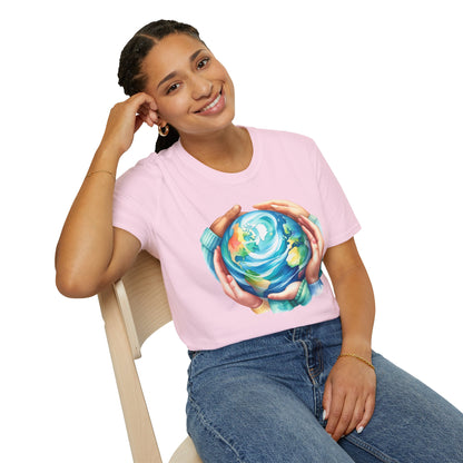Earth Day Holding Hands T-Shirt