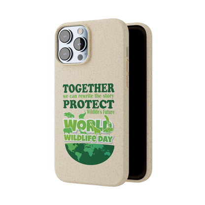 Eco-Friendly Biodegradable Phone Cases for Wildlife Day - Protect Our Planet