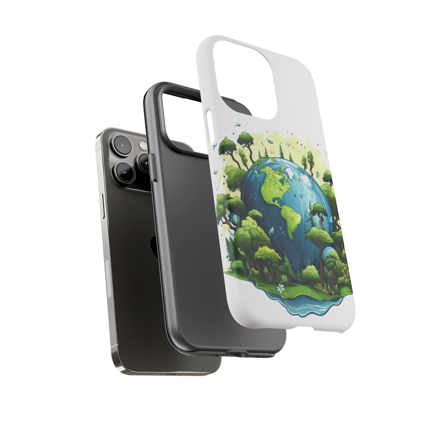 Eco-Friendly Phone Case with Earth Design