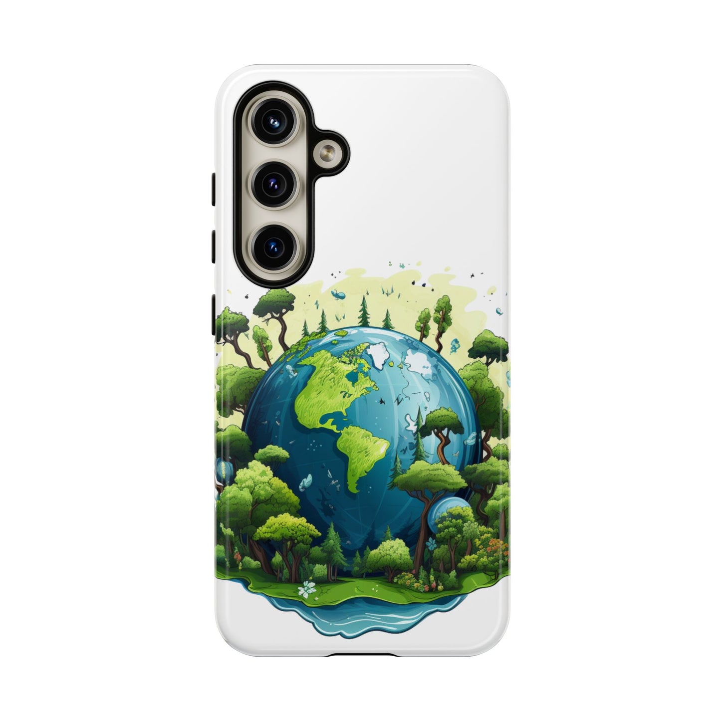 Eco-Friendly Phone Case with Earth Design