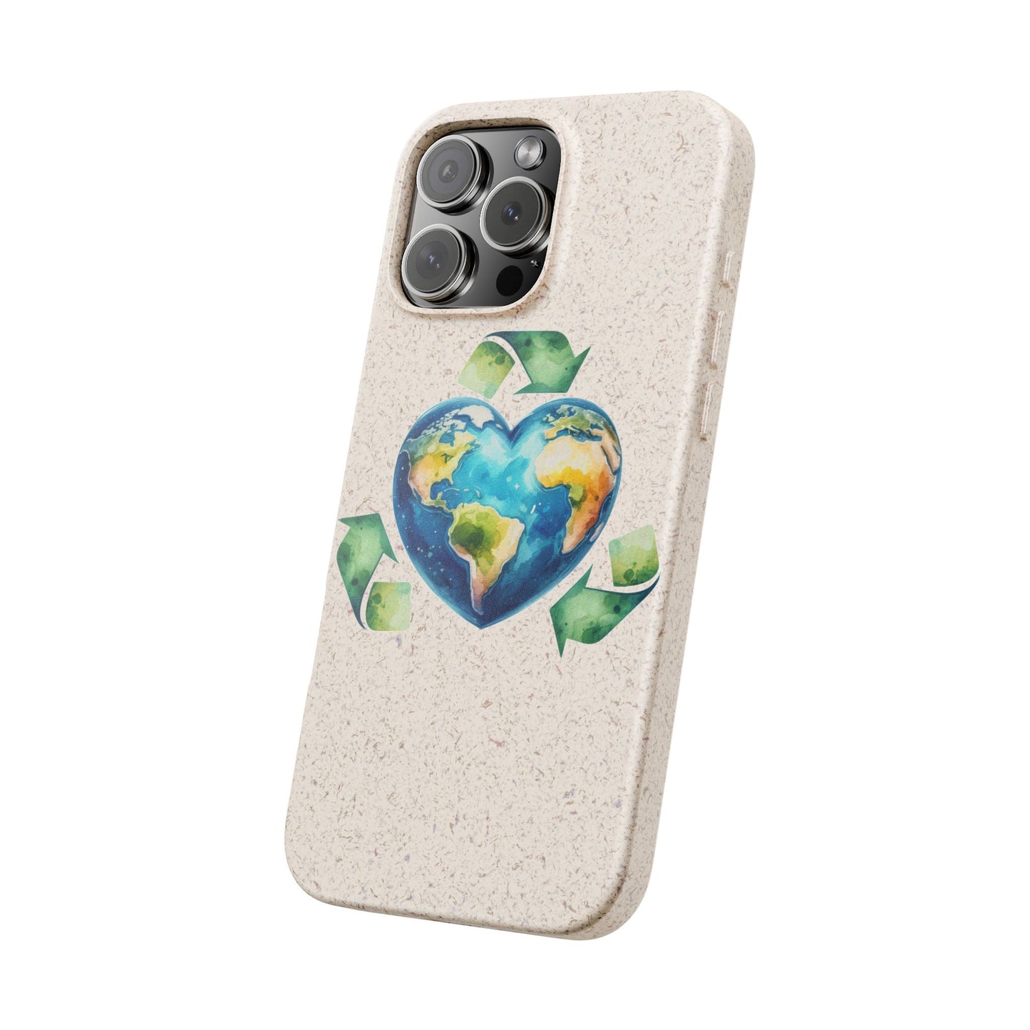 Cute Earth Design - Sustainable Living Biodegradable Phone Case