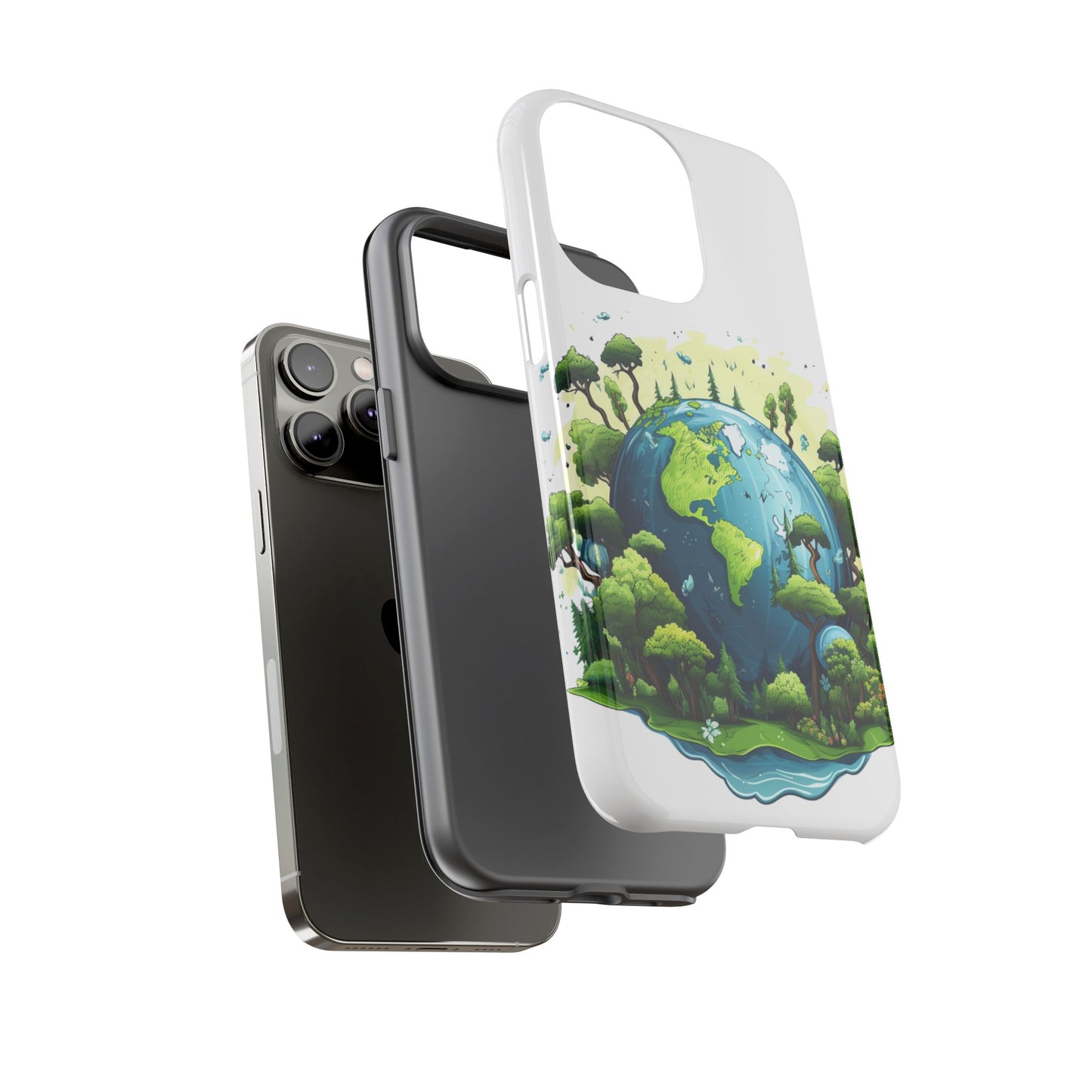 Eco-Friendly Phone Case with Earth Design