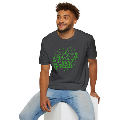 Eco-Friendly Unisex T-Shirt - Keep the Planet Green