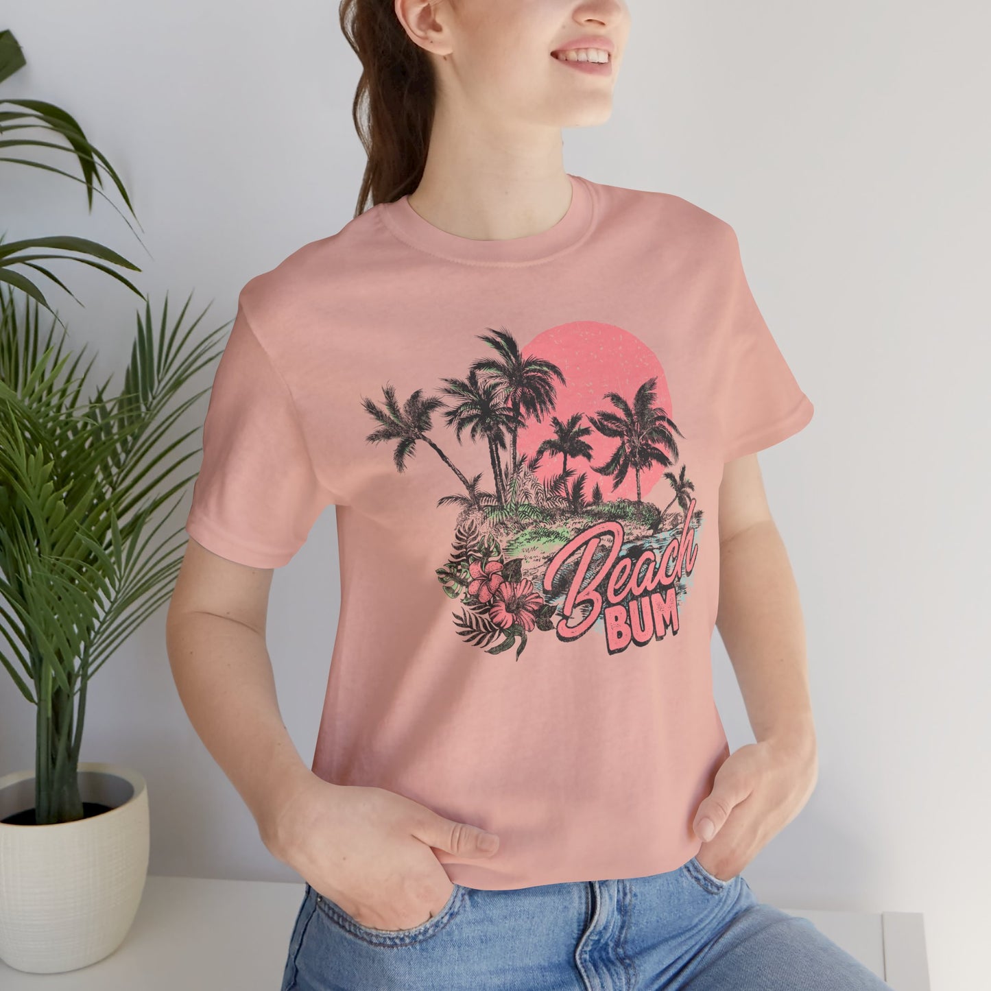 Beach Bum Unisex Short Sleeve Tee - Summer Vibes Shirt