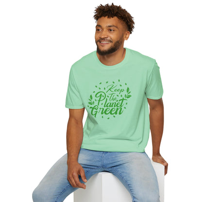 Eco-Friendly Unisex T-Shirt - Keep the Planet Green