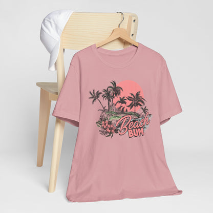 Beach Bum Unisex Short Sleeve Tee - Summer Vibes Shirt