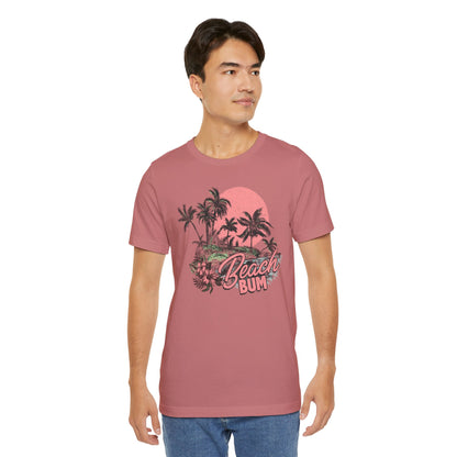 Beach Bum Unisex Short Sleeve Tee - Summer Vibes Shirt