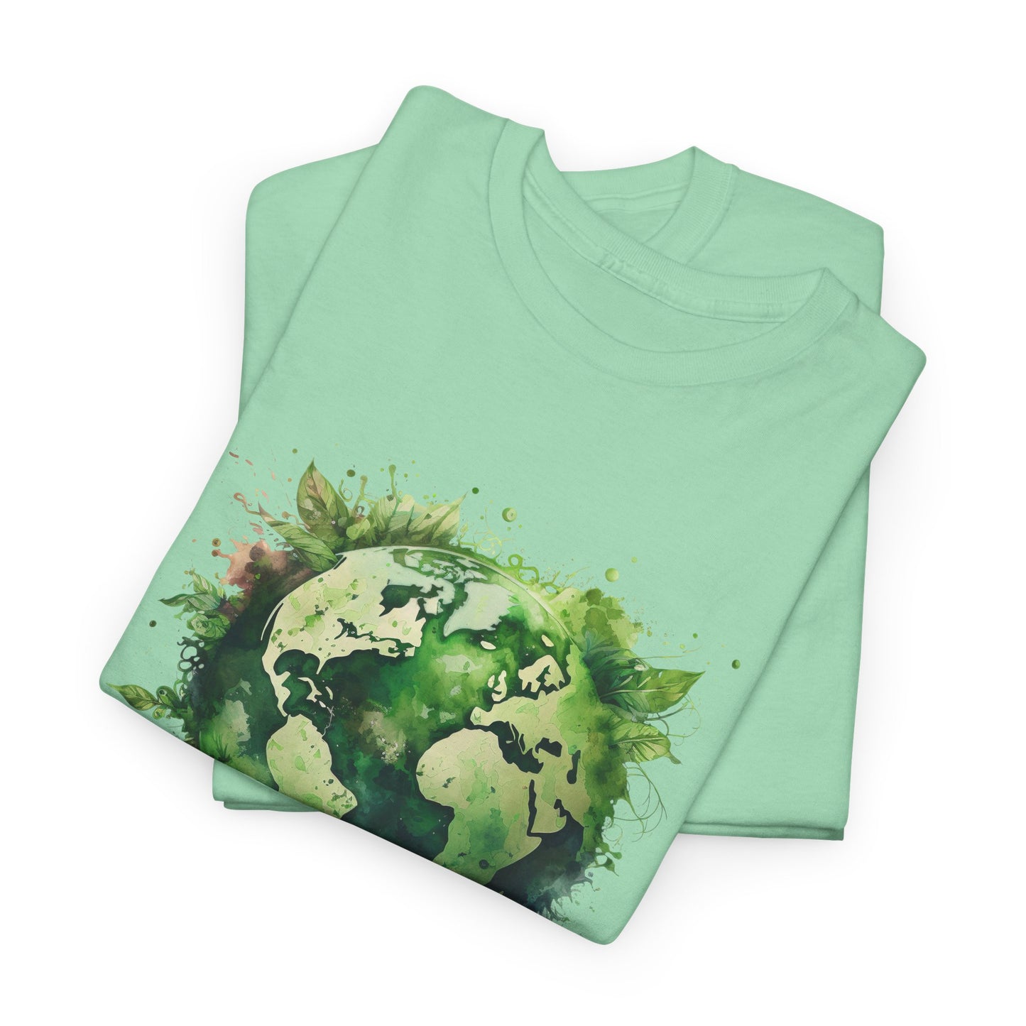 Eco-Friendly World Map T-Shirt - Unisex Tee