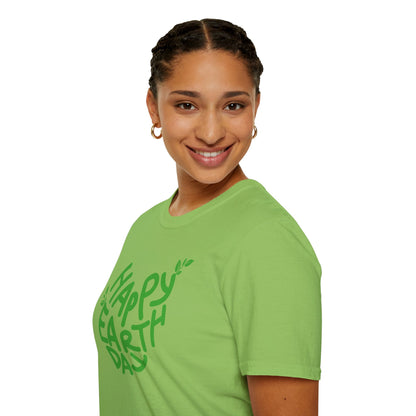 Happy Earth Day Unisex Softstyle T-Shirt - Eco-Friendly Apparel