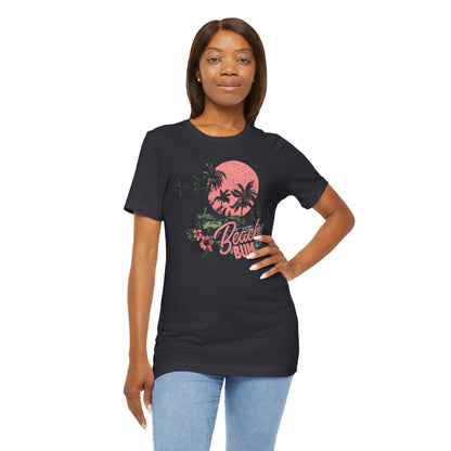 Beach Bum Unisex Short Sleeve Tee - Summer Vibes Shirt