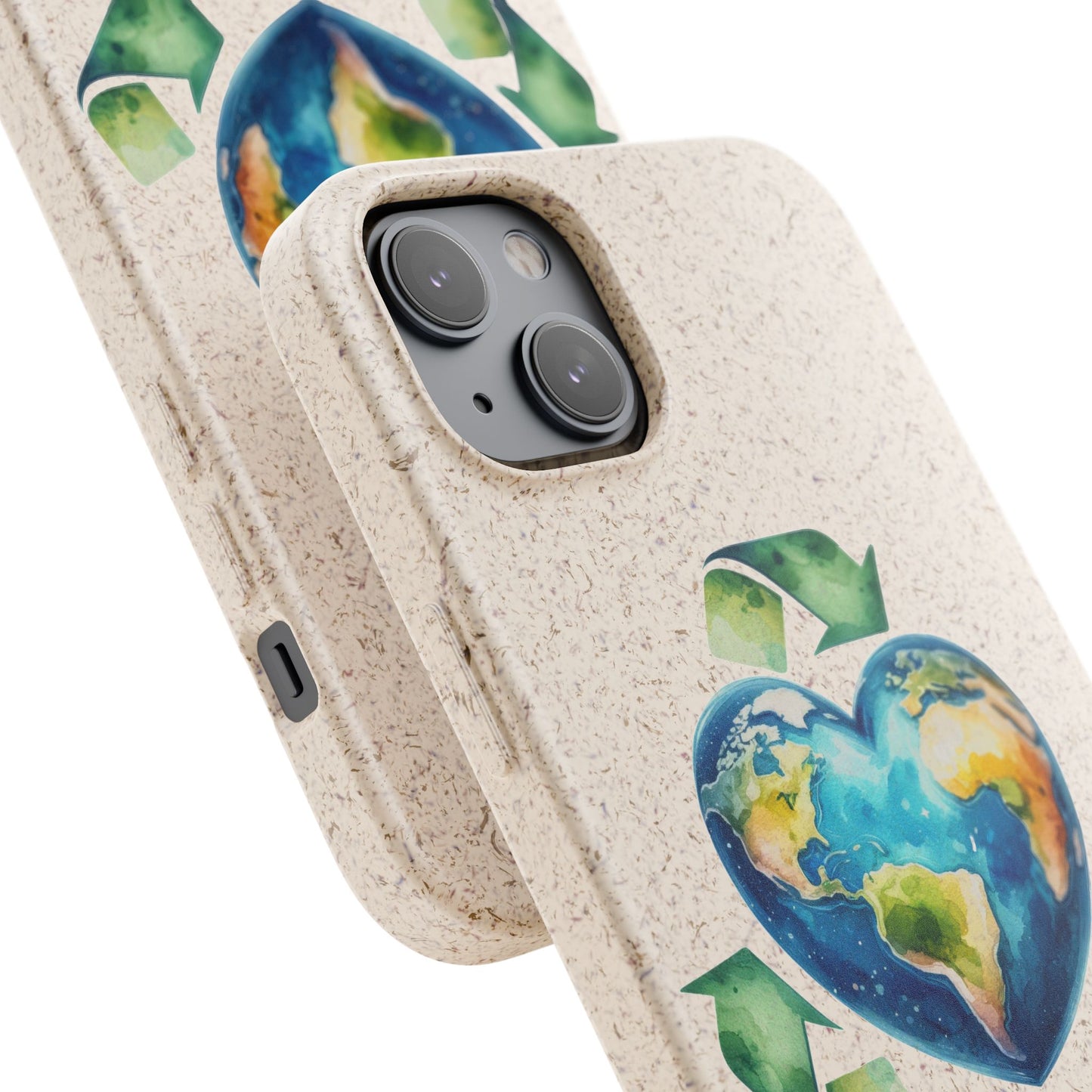 Cute Earth Design - Sustainable Living Biodegradable Phone Case