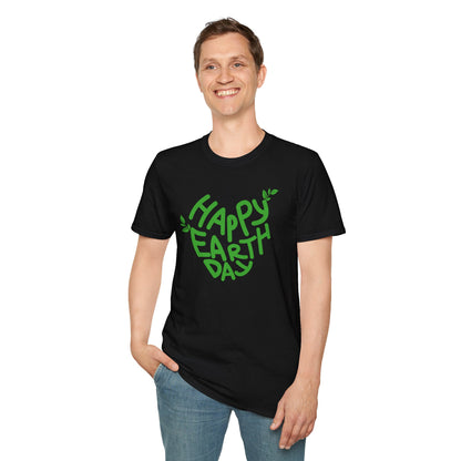 Happy Earth Day Unisex Softstyle T-Shirt - Eco-Friendly Apparel