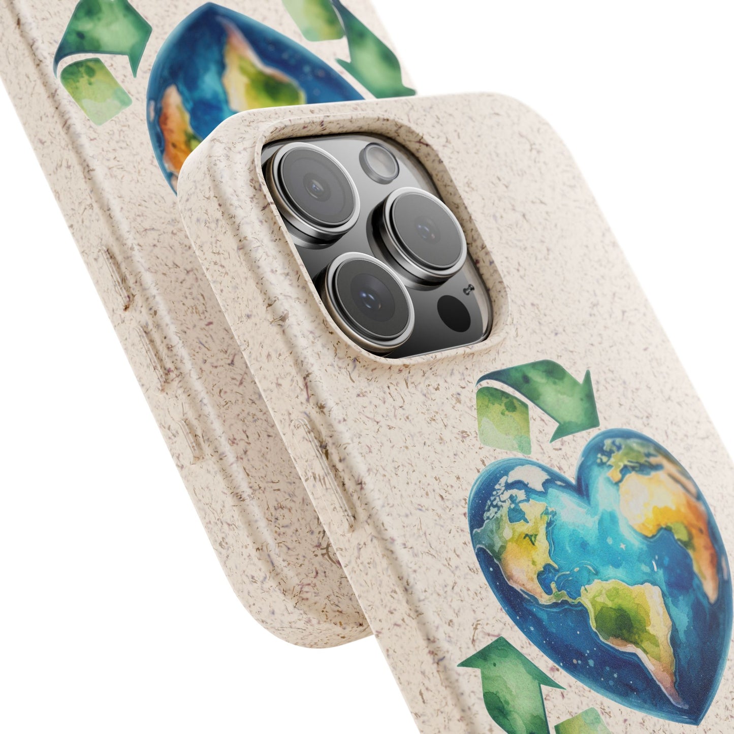 Cute Earth Design - Sustainable Living Biodegradable Phone Case
