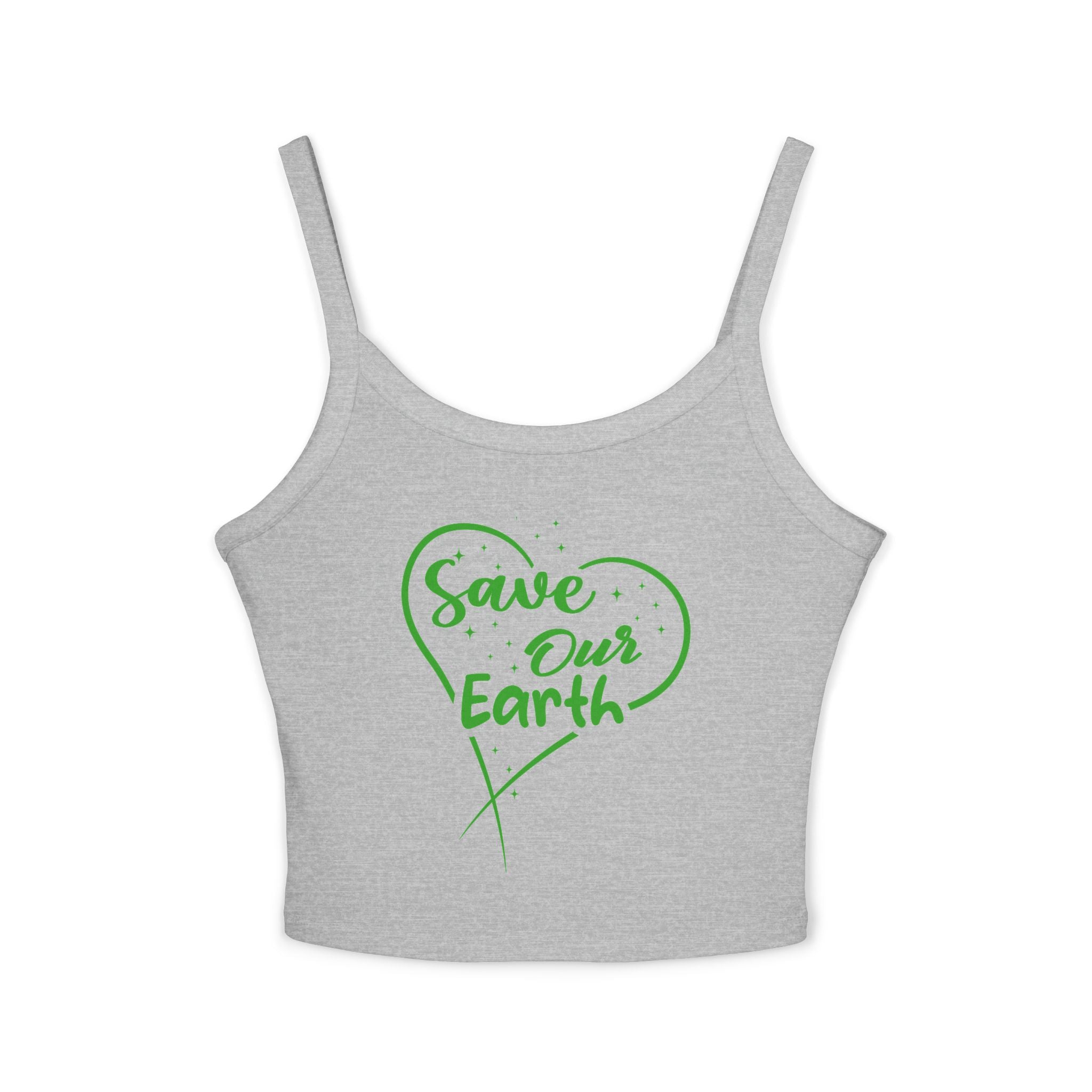Save Our Earth Women's Tank Top - Eco-Friendly Graphic Design