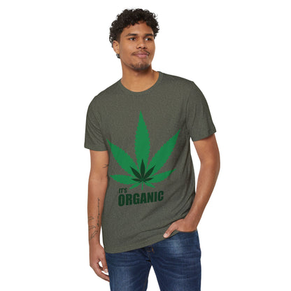 Eco-Friendly Organic T-Shirt with Leaf Design