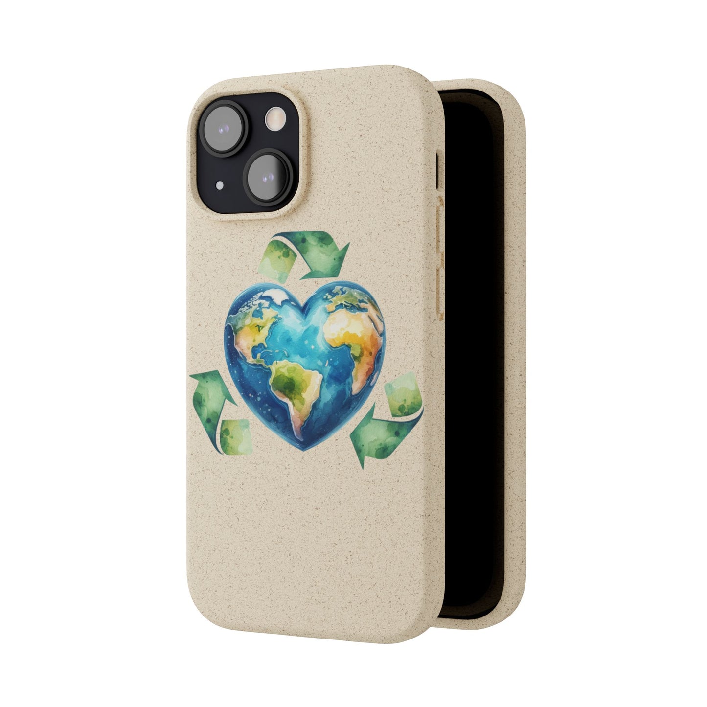 Cute Earth Design - Sustainable Living Biodegradable Phone Case
