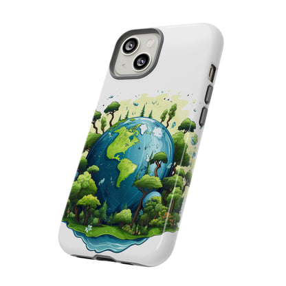 Eco-Friendly Phone Case with Earth Design