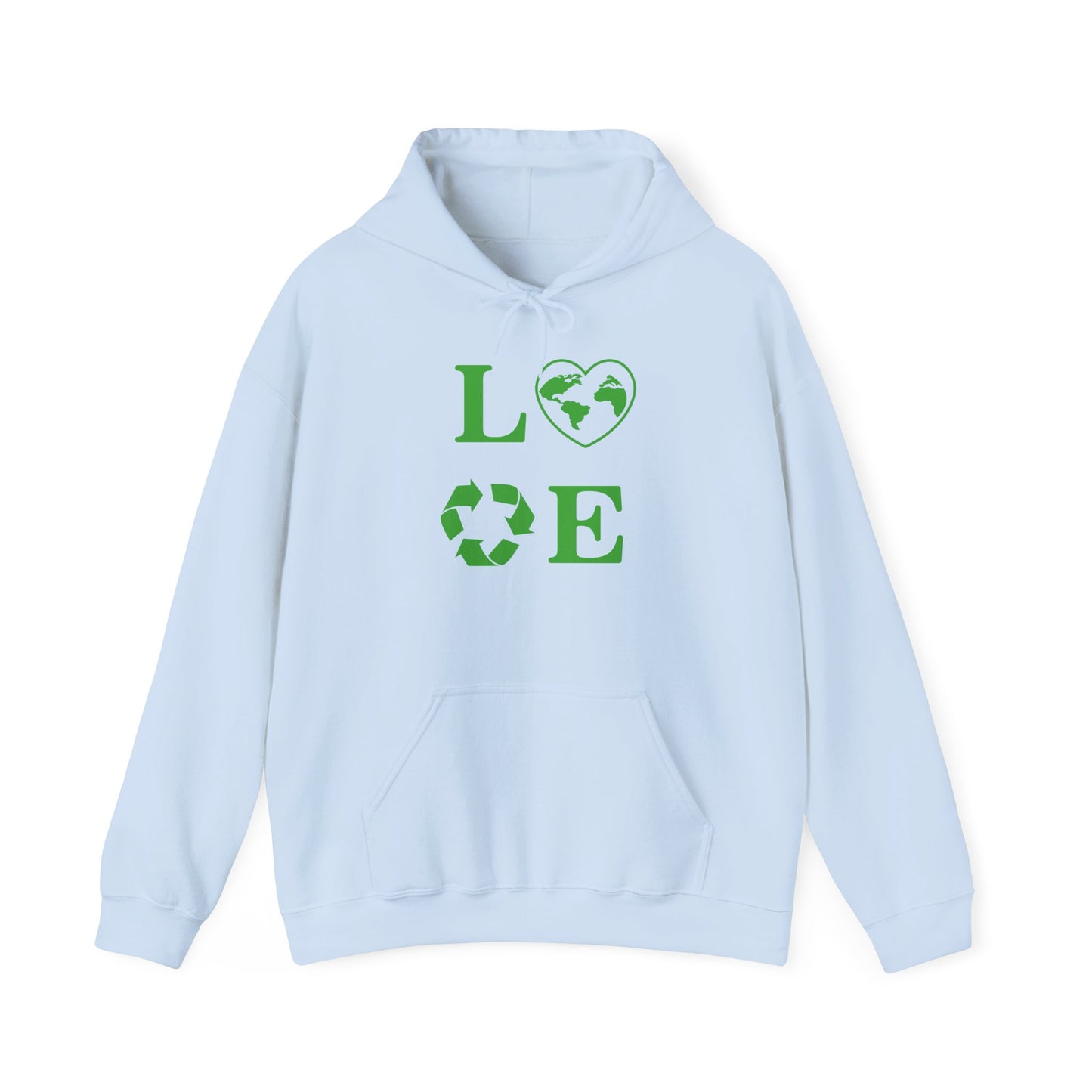 Love Heart Recycling Hoodie